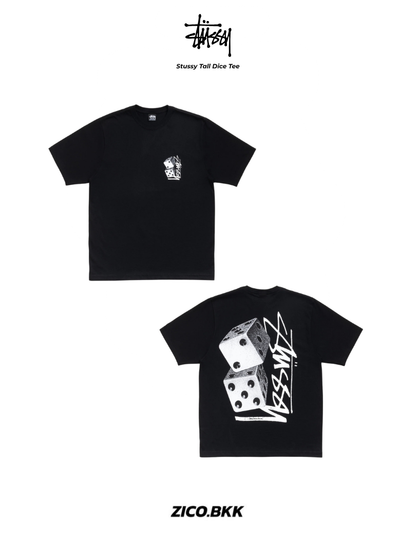 Stussy Tall Dice Tee (Black/White)