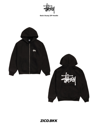 Stussy Basic Stussy ZIP Hoodie