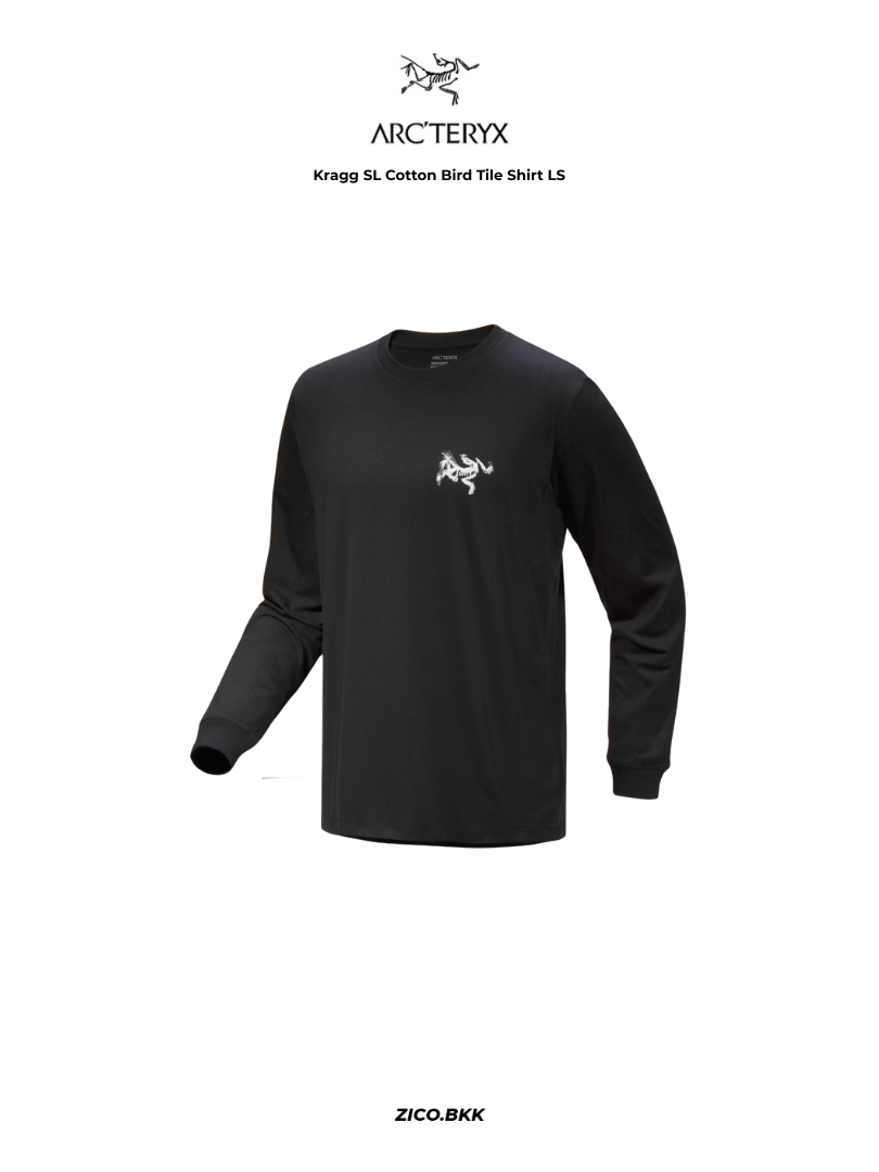Arc'teryx Kragg SL Cotton Bird Tile Shirt LS