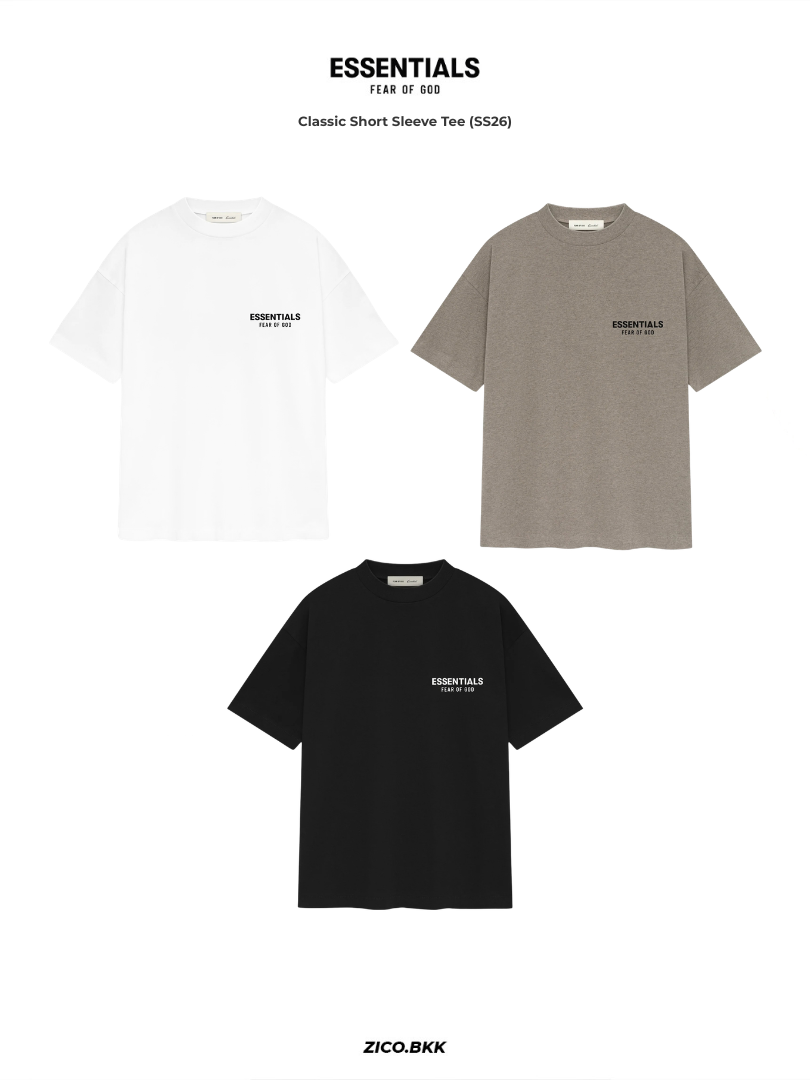 Essentials Classic Short Sleeve Tee (SS26)