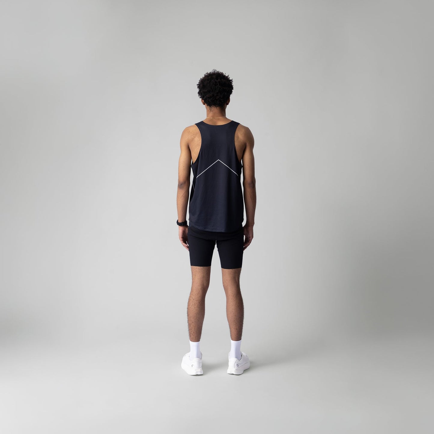Participation Marathon Black Singlet detail 3 - ZICO.BKK