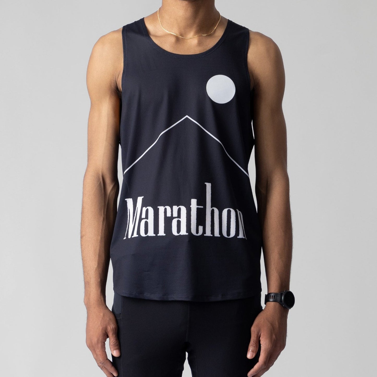 Participation Marathon Black Singlet lifestyle - ZICO.BKK