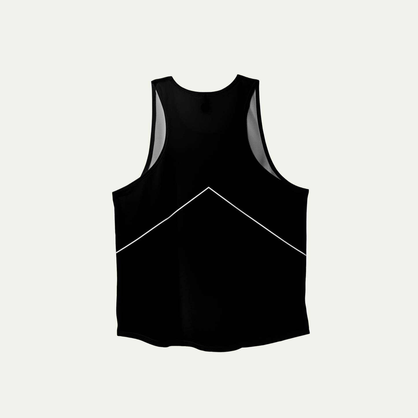 Participation Marathon Black Singlet back - ZICO.BKK