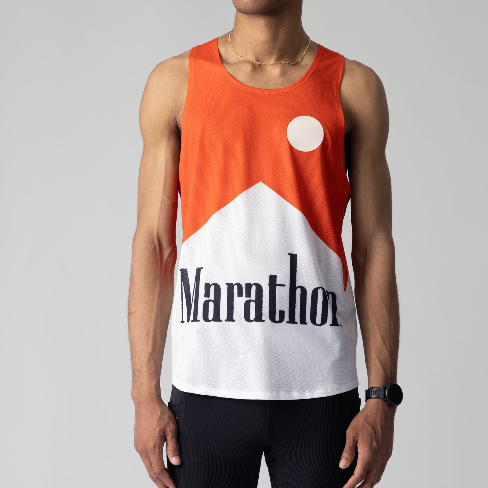 Participation Marathon Red V2 Singlet lifestyle - ZICO.BKK