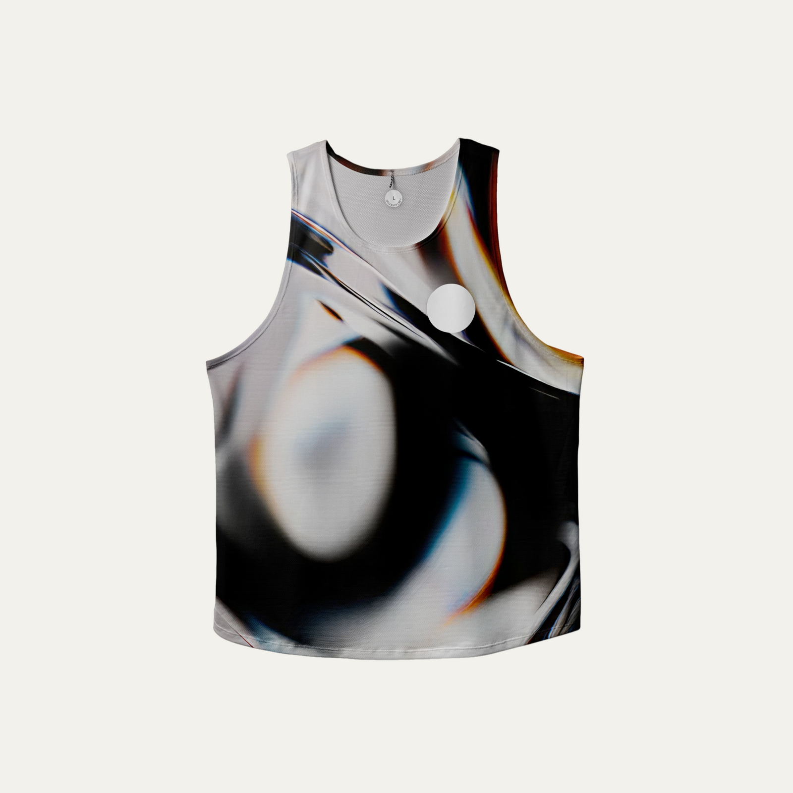 Participation White Glass Singlet front - ZICO.BKK