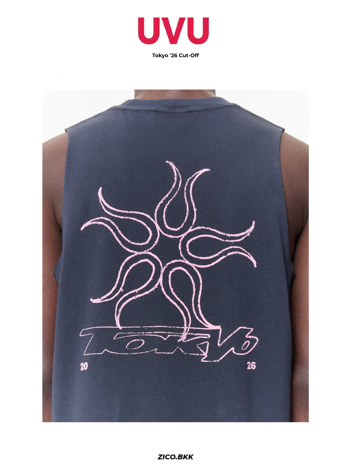 UVU Tokyo '26 Cut-Off - UVU Racing Vest | ZICO.BKK