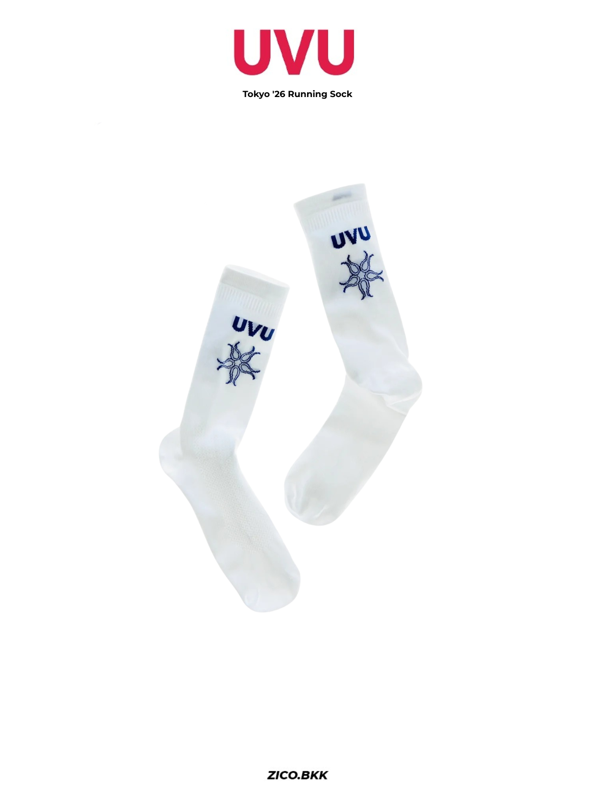UVU Tokyo '26 Running Sock - UVU Running Socks | ZICO.BKK