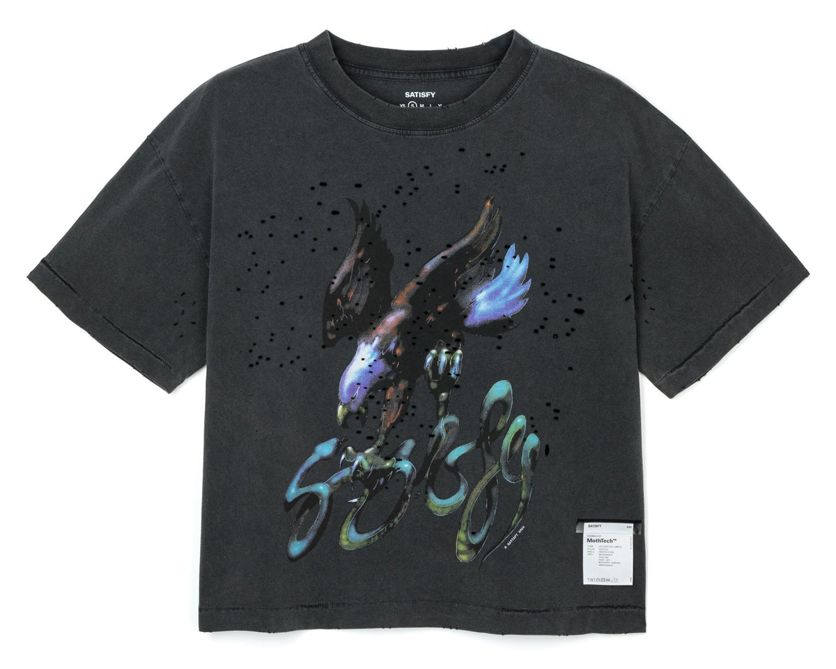 Satisfy MothTech T-Shirt Women's - Aged Black (21002-00A35) - original official view 1