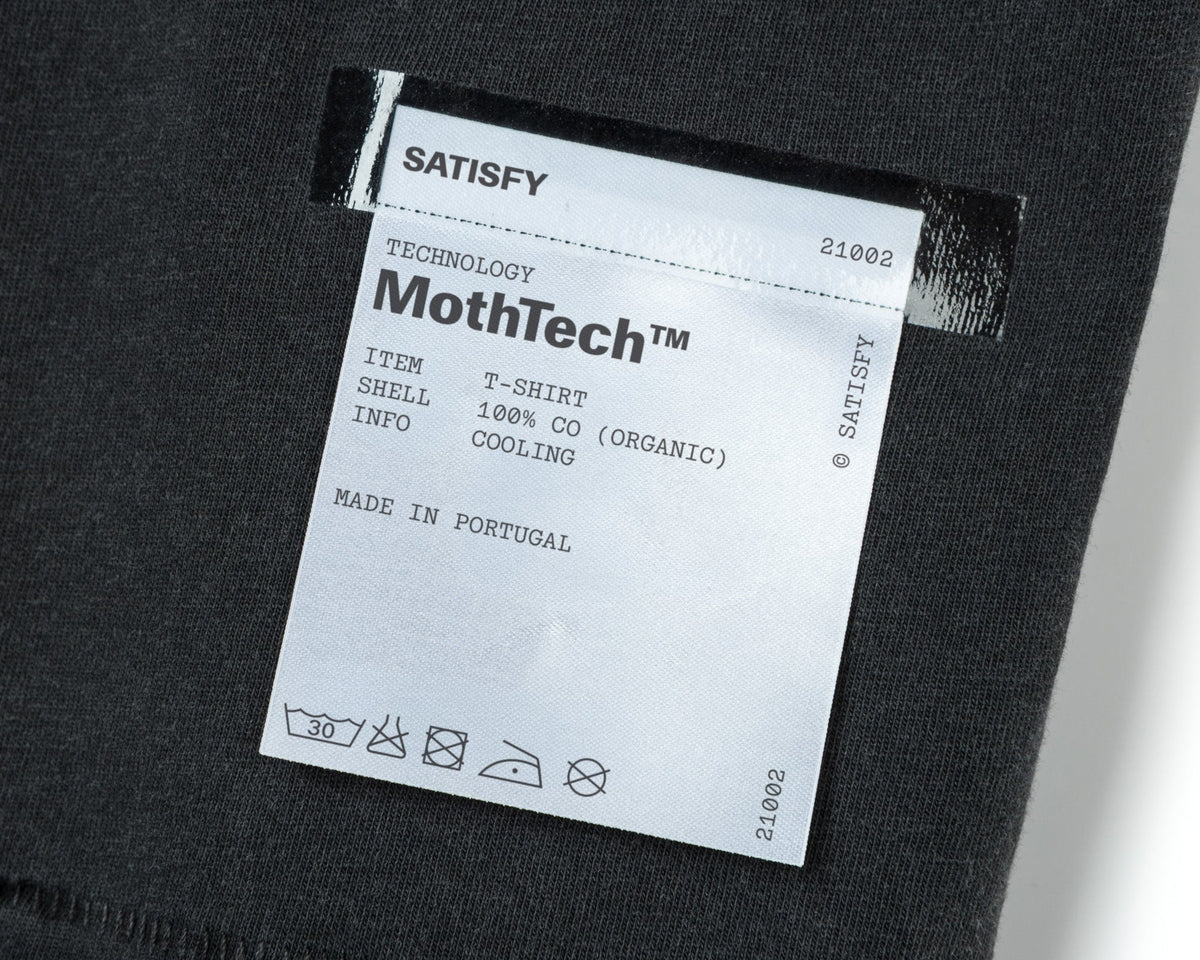 Satisfy MothTech T-Shirt Women's - Aged Black (21002-00A35) - original official view 7