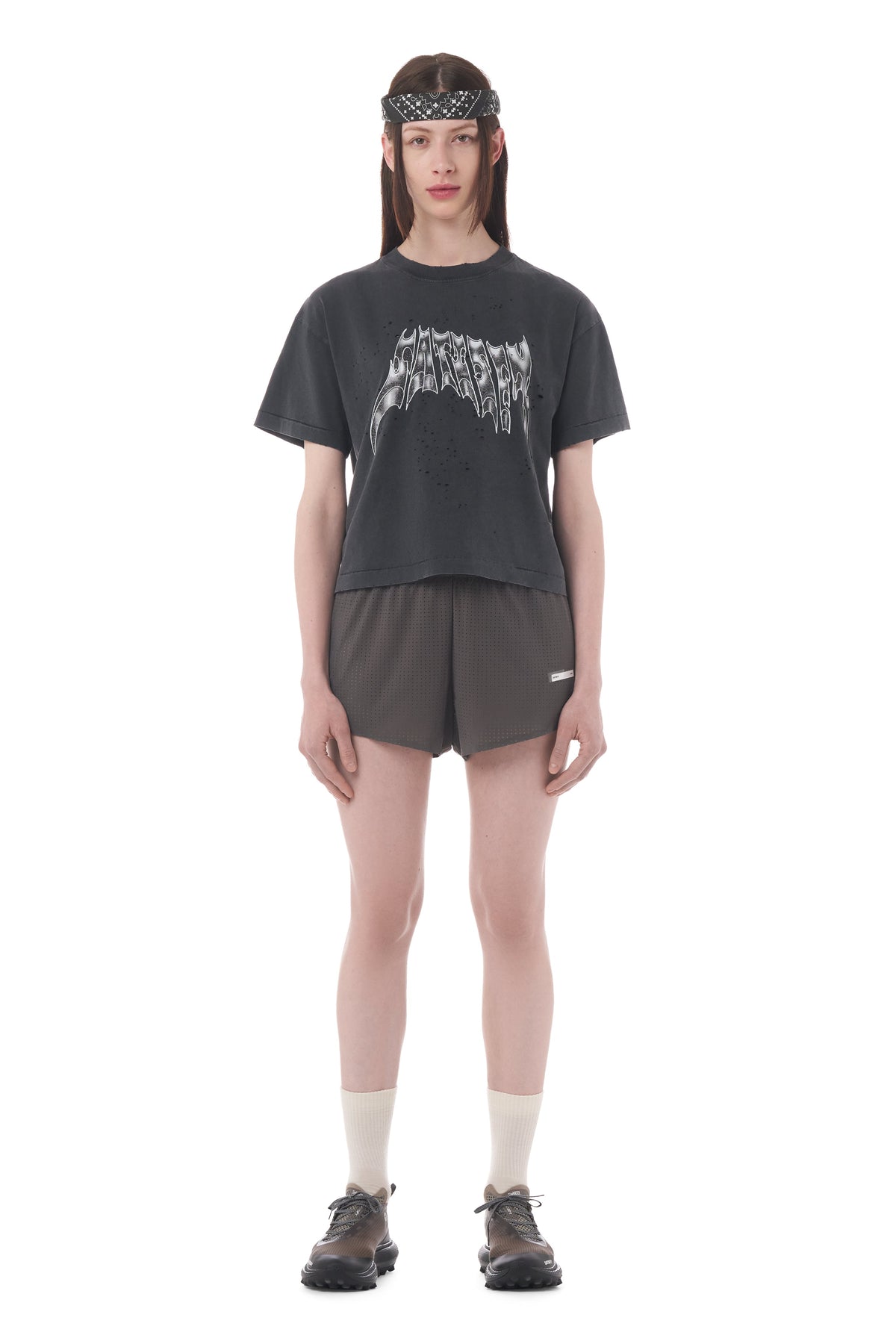 Satisfy MothTech T-Shirt Women's - Aged Black (21002-00A38) - original official view 8