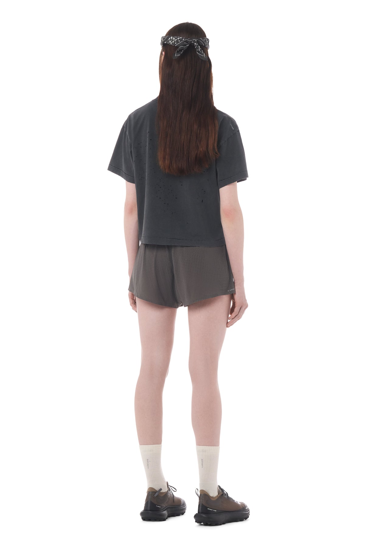 Satisfy MothTech T-Shirt Women's - Aged Black (21002-00A38) - original official view 9