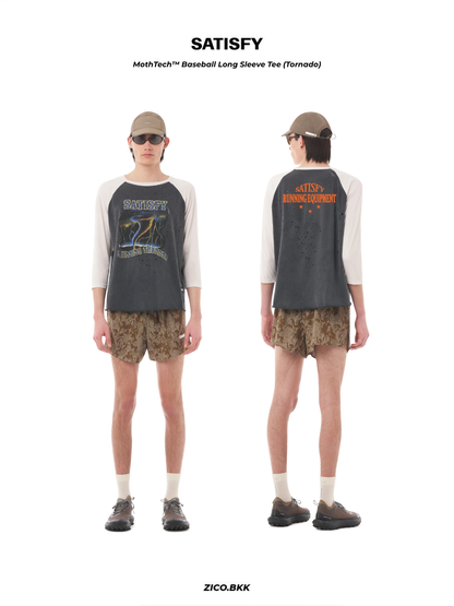 Satisfy MothTech™ Baseball Long Sleeve Tee (Tornado)