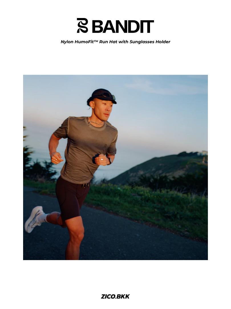 Bandit Nylon HumoFit™ Run Hat with Sunglasses Holder