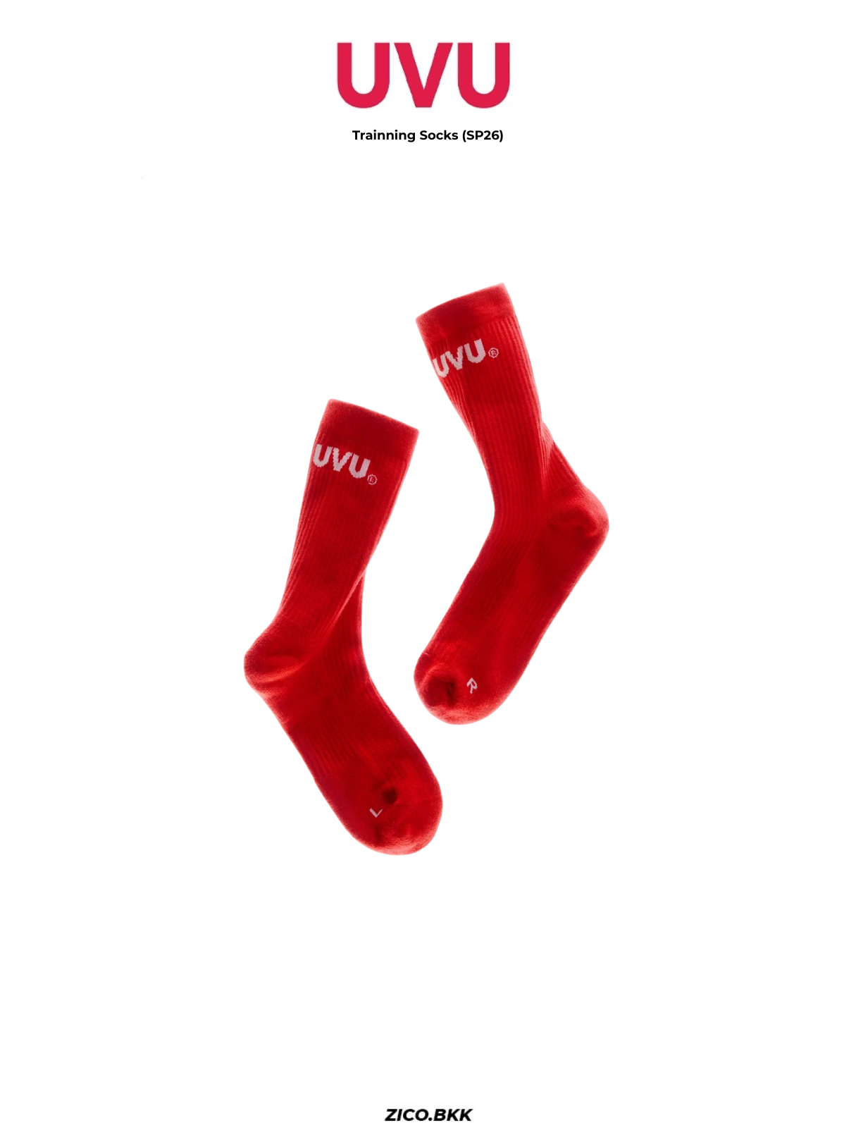 UVU Training Sock (SP26) - UVU Running Socks | ZICO.BKK