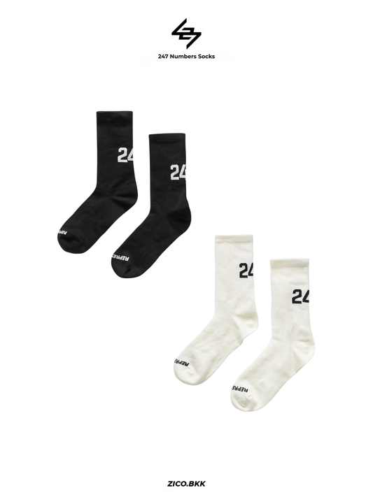 Represent 247 Numbers Socks