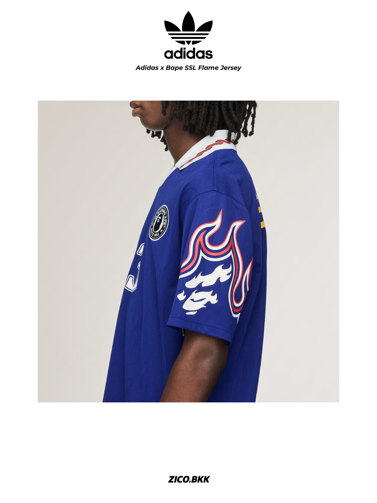 Adidas x Bape SSL Flame Jersey