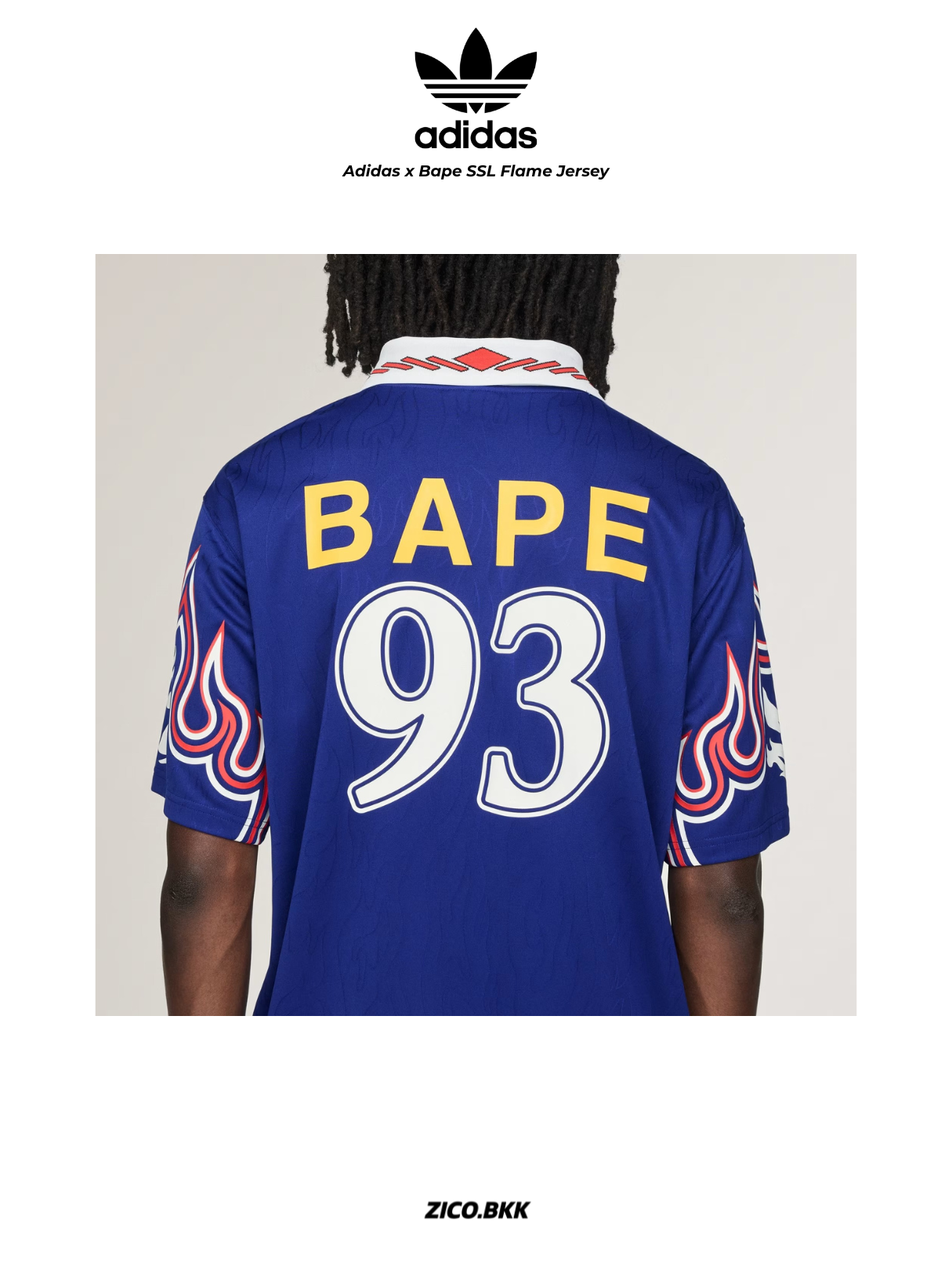Adidas x Bape SSL Flame Jersey