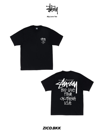 Stussy Big Love Tee (Black/White)