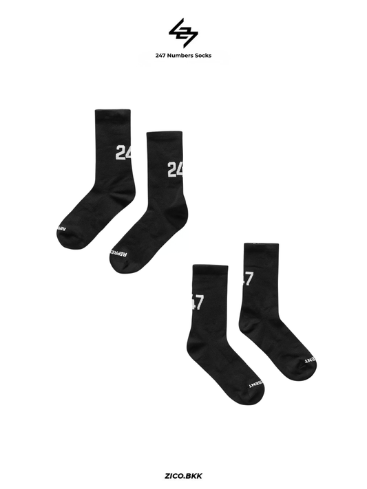 Represent 247 Numbers Socks