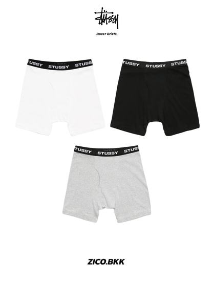 [แยกขาย 1 ตัว] Stussy Boxer Briefs (จากเซ็ต 3 แพ็ค)