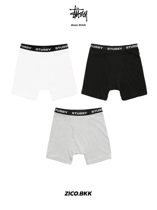 [แยกขาย 1 ตัว] Stussy Boxer Briefs (จากเซ็ต 3 แพ็ค)