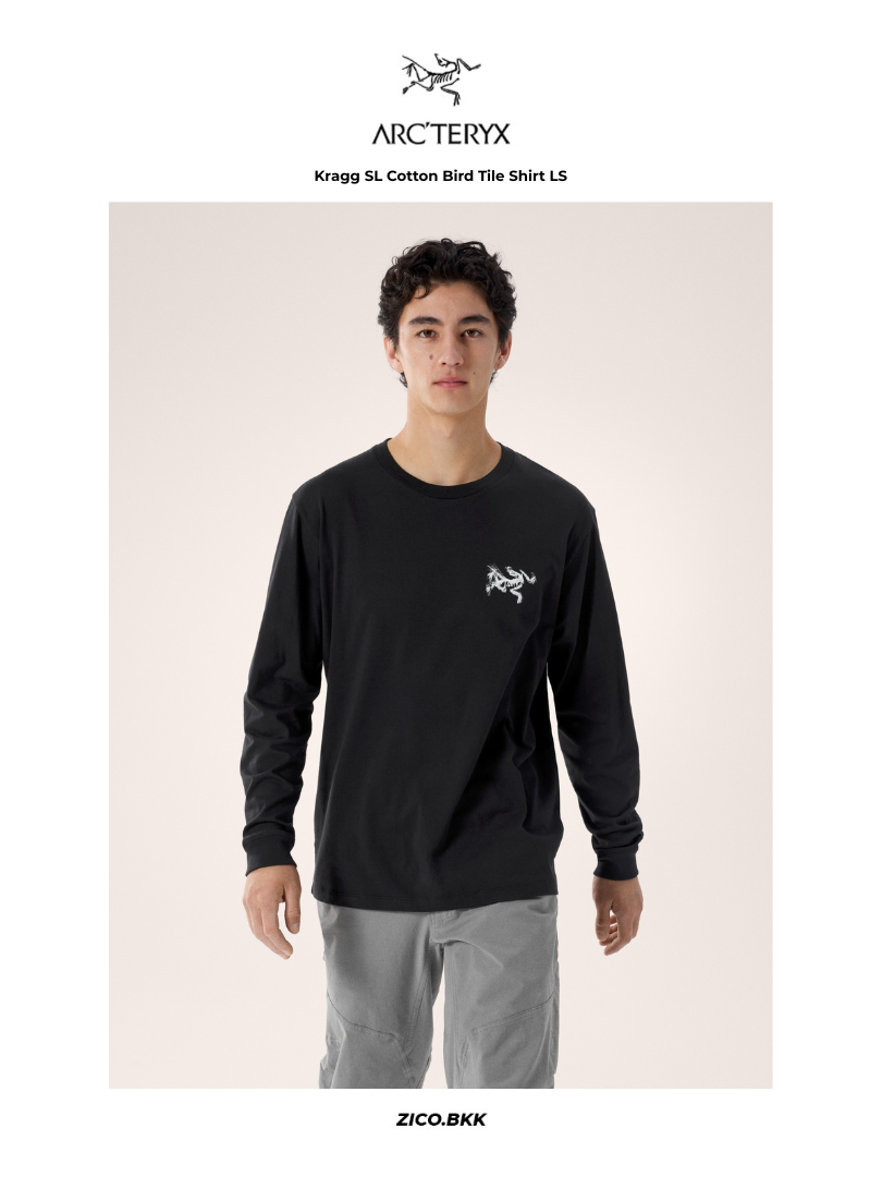 Arc'teryx Kragg SL Cotton Bird Tile Shirt LS