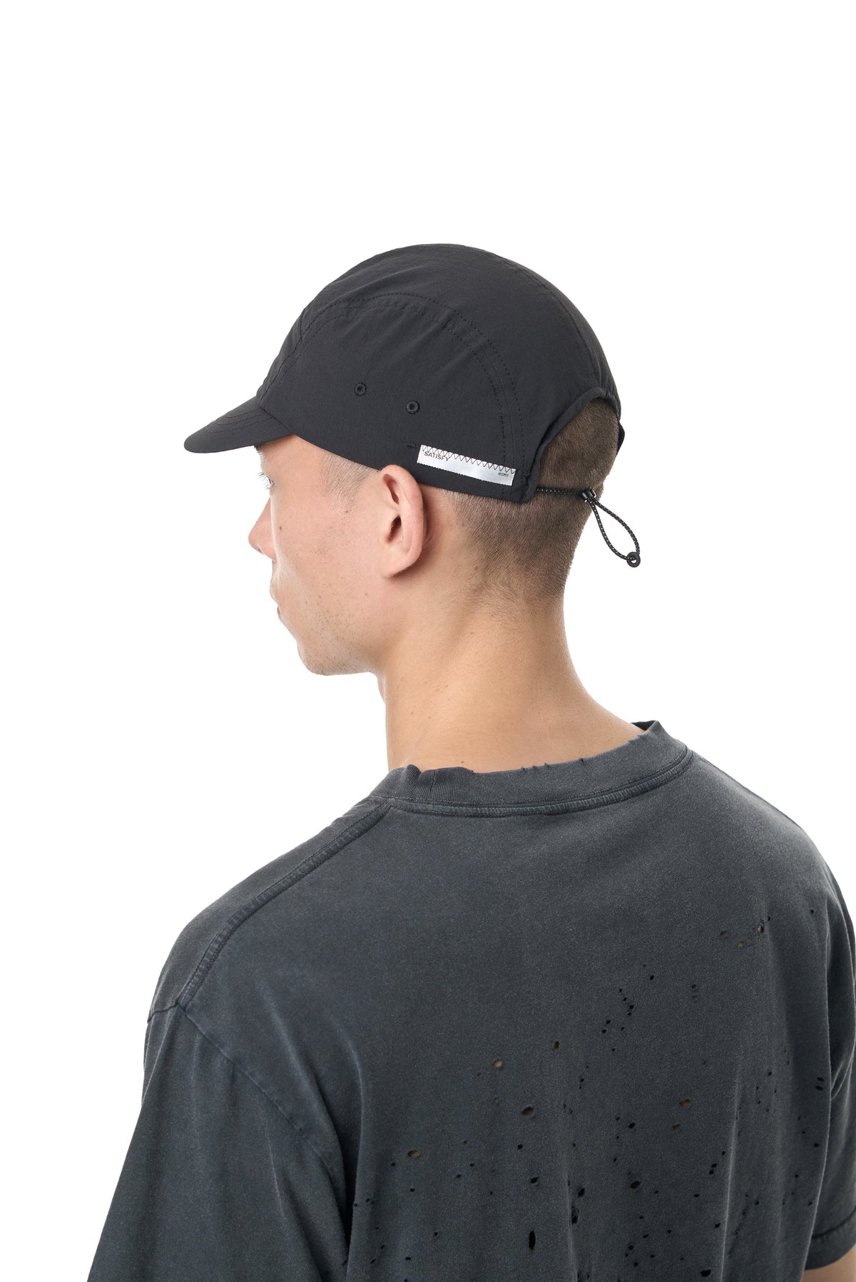 Satisfy AmbientWarp Cordura Trail Cap - Black - original official view 10