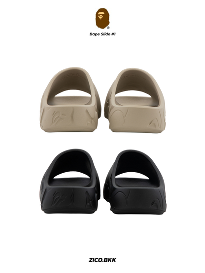 Bape Slide #1 (Black/Beige)