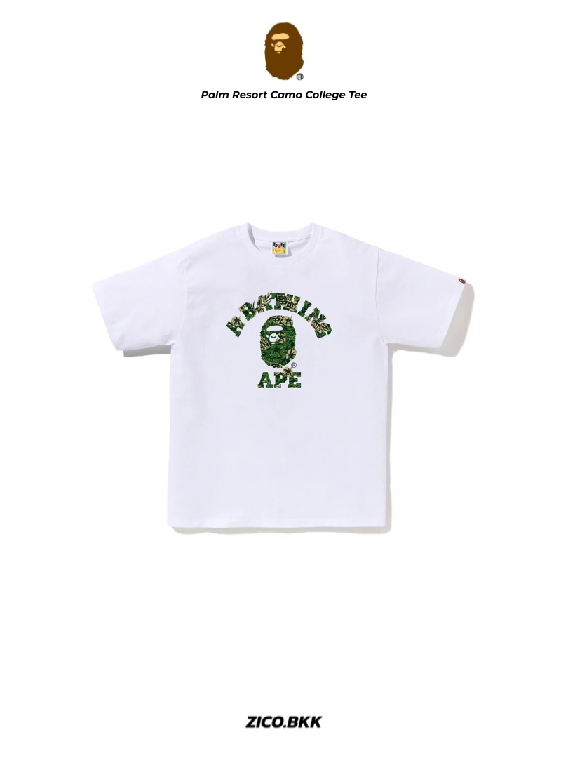 Bape Palm Resort Camo College Tee