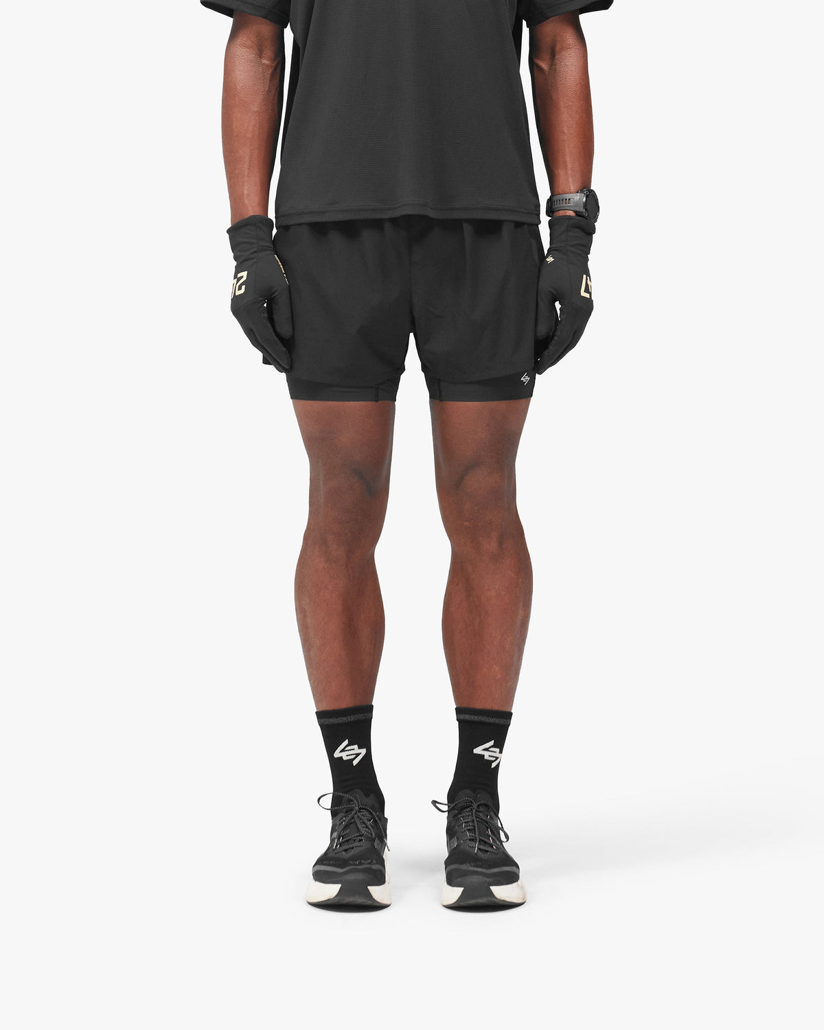 Represent 247 Ghost 2-In-1 Short - Jet Black - Official image 03 | ZICO.BKK