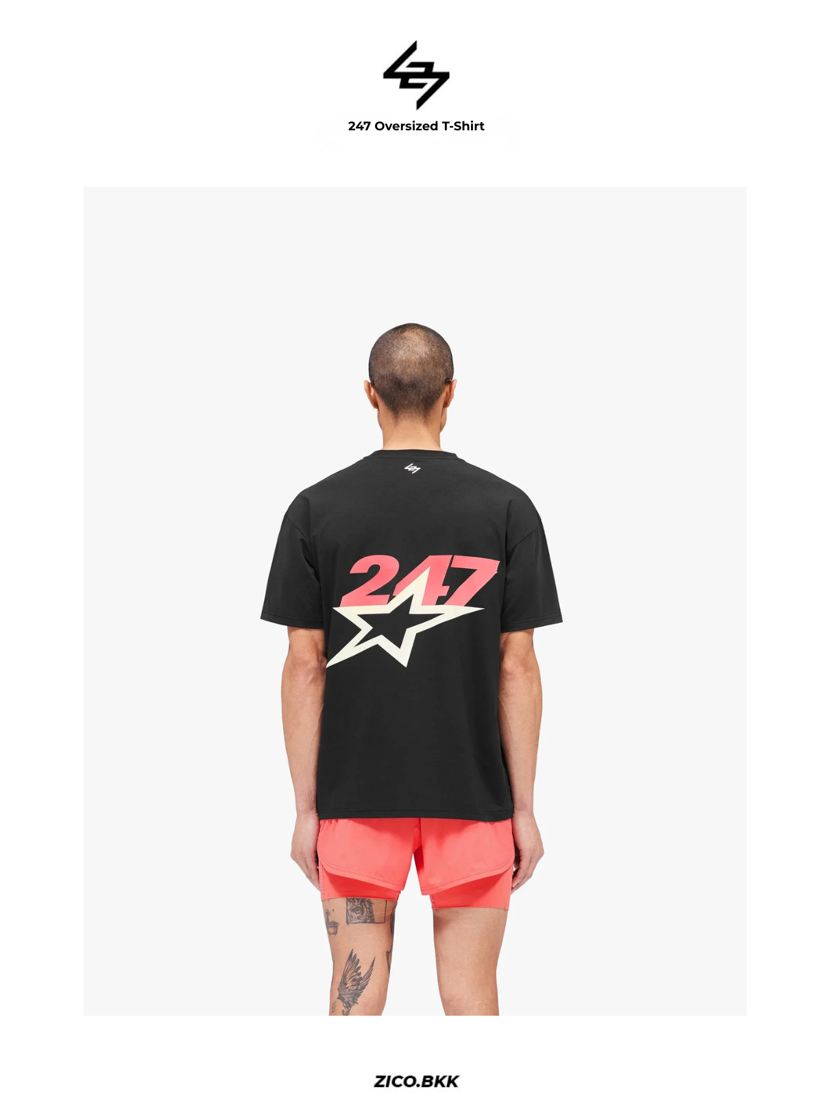 Represent Team 247 Star Oversized T-Shirt - Represent T-Shirt | ZICO.BKK