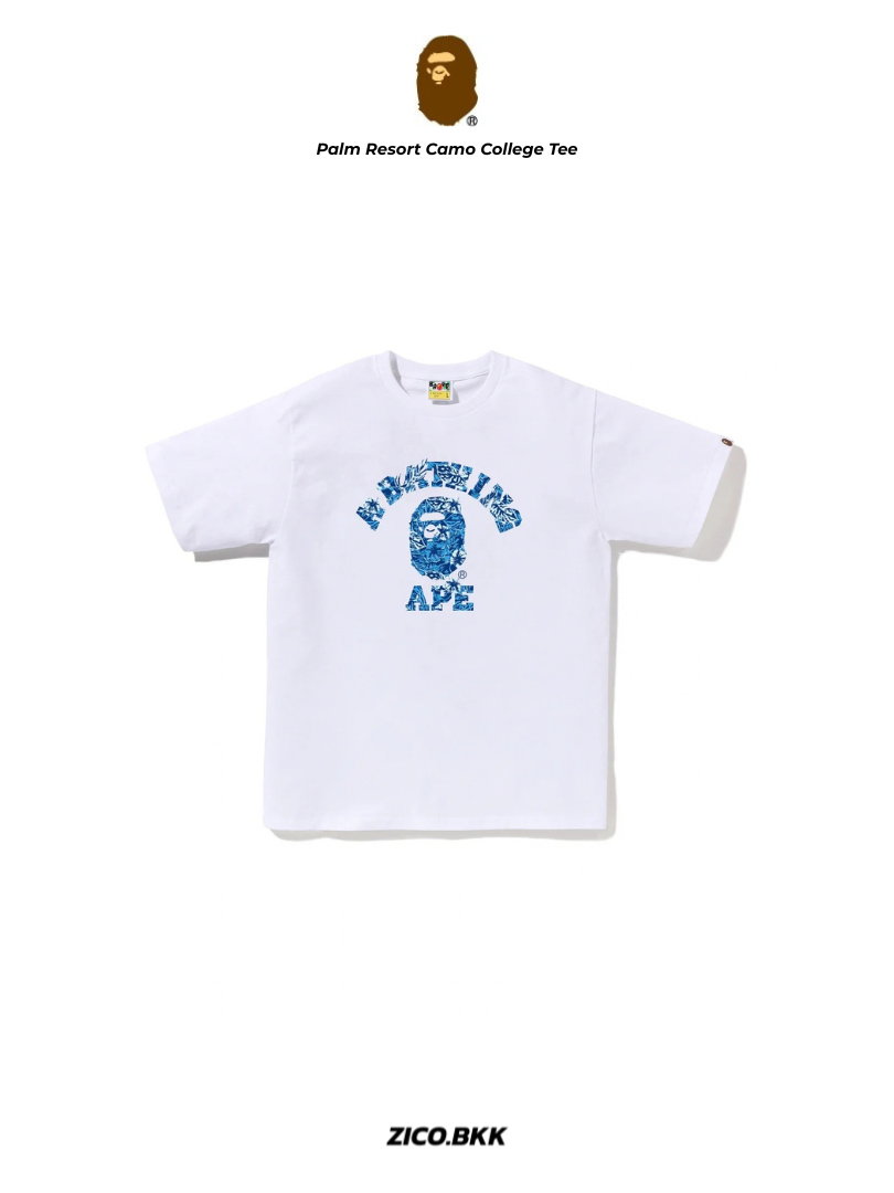 Bape Palm Resort Camo College Tee