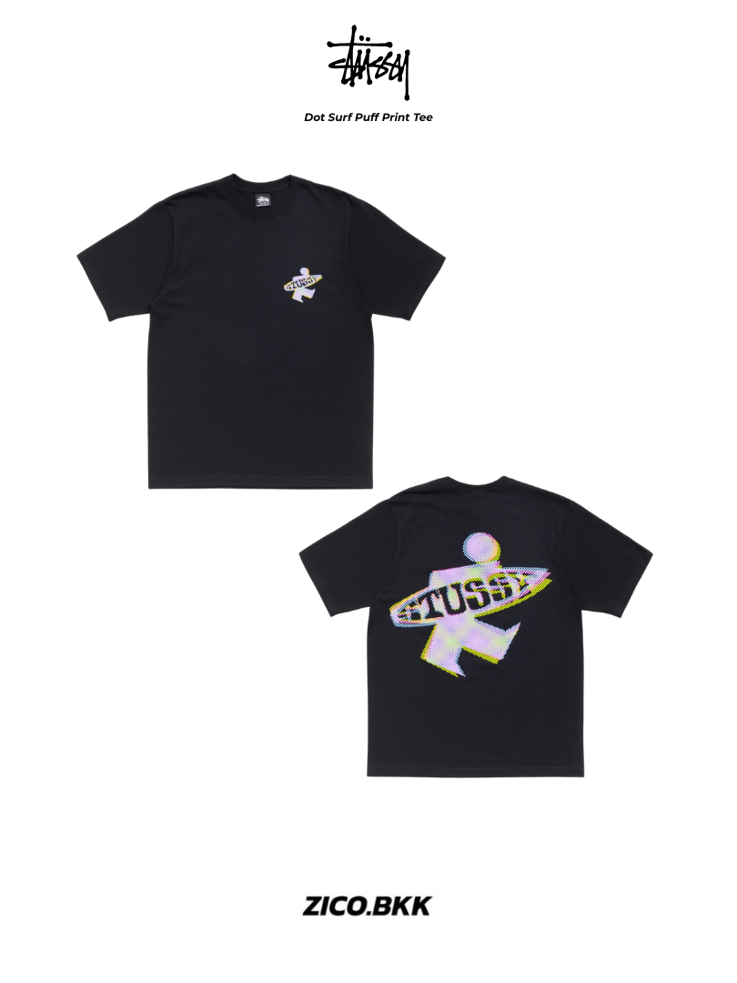 Stussy Dot Surf Puff Print Tee