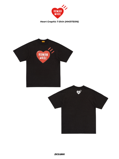 Human Made Heart Graphic T-Shirt (HM31TE016)