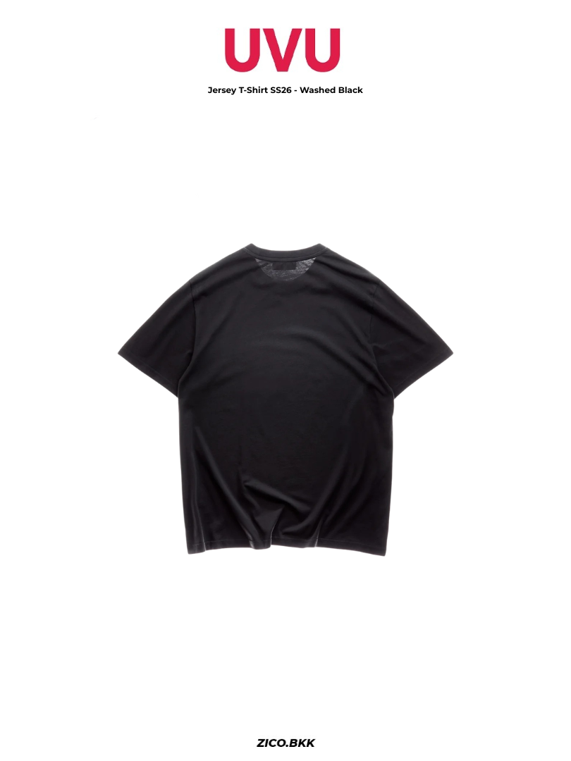 UVU Jersey T-Shirt SS26 - Washed Black