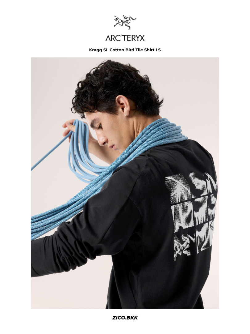 Arc'teryx Kragg SL Cotton Bird Tile Shirt LS