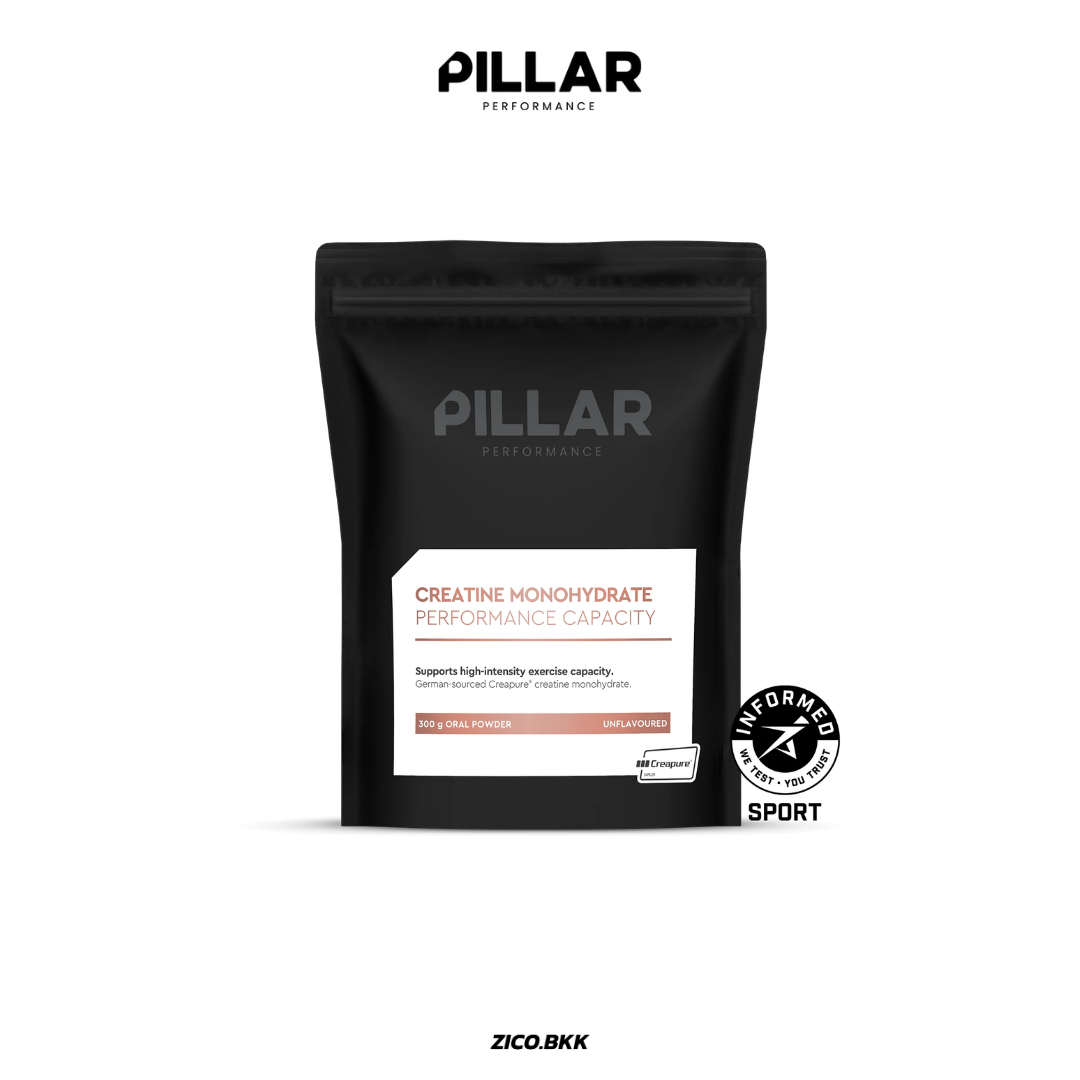 Pillar Performance Creatine Monohydrate 300G - PILLAR Performance Sports Supplement | ZICO.BKK