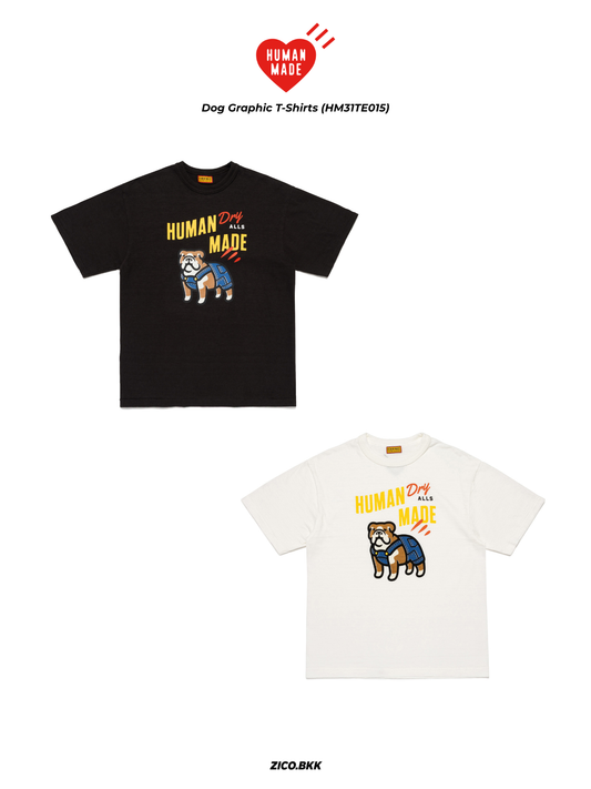 Human Made Dog Graphic T-Shirts (HM31TE015)