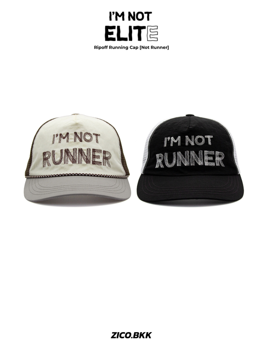 I’M NOT ELITE Ripoff Running Cap [Not Runner] - I'M NOT ELITE Running Cap | ZICO.BKK