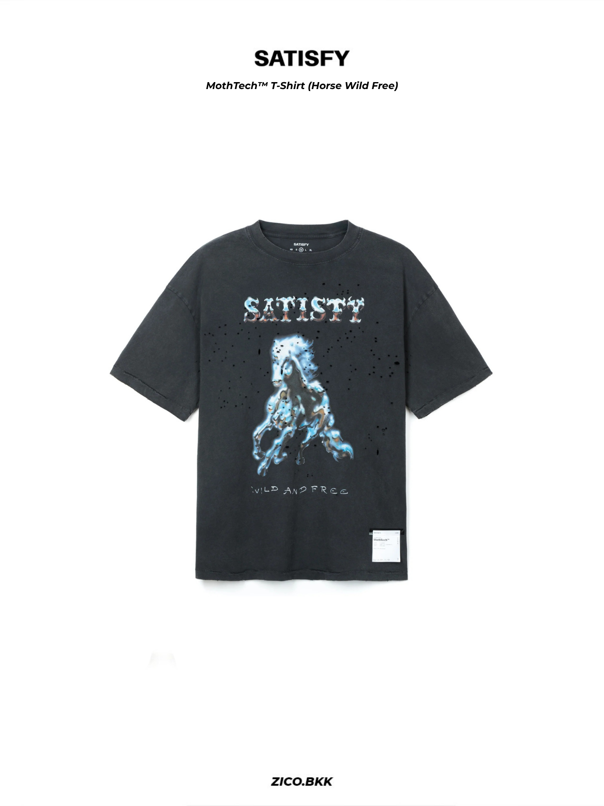 Satisfy MothTech™ T‑Shirt (Horse Wild Free)