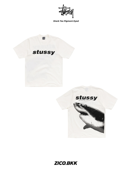 Stussy Shark Tee Pigment Dyed