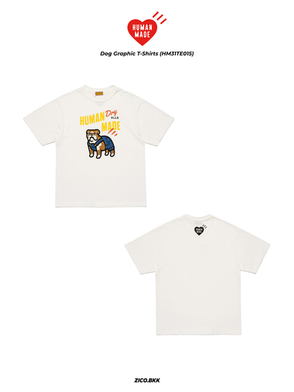 Human Made Dog Graphic T-Shirts (HM31TE015)