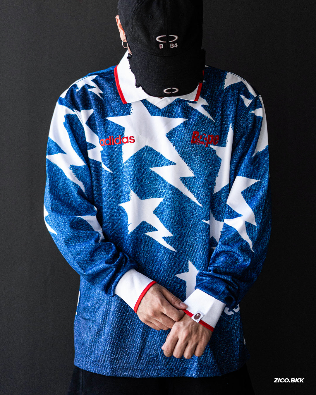 ADIDAS x BAPE LSL Star Jersey (KF4913)