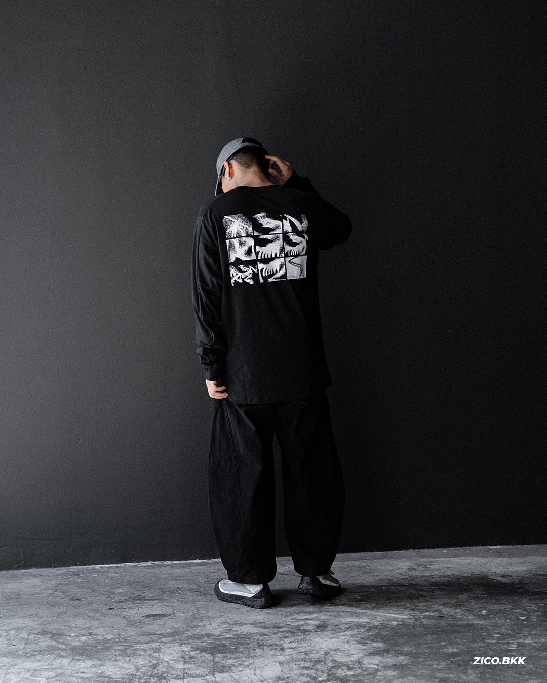 Arc'teryx Kragg SL Cotton Bird Tile Shirt LS