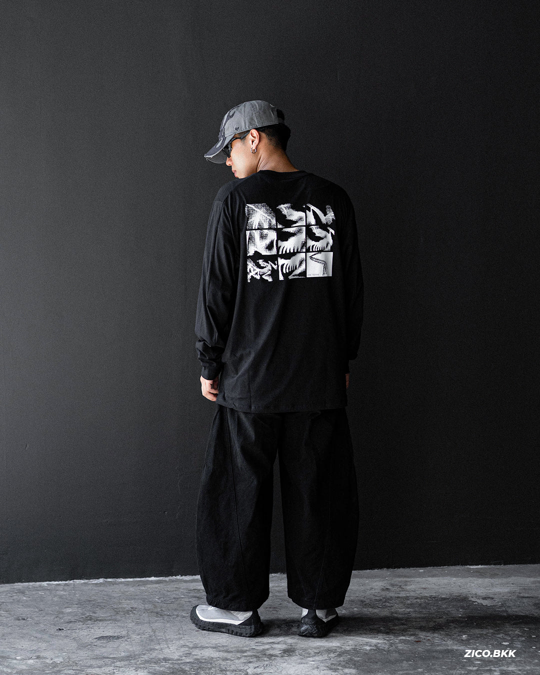 Arc'teryx Kragg SL Cotton Bird Tile Shirt LS