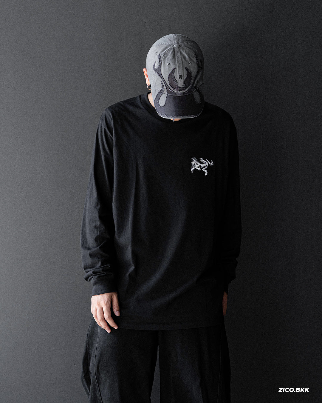 Arc'teryx Kragg SL Cotton Bird Tile Shirt LS