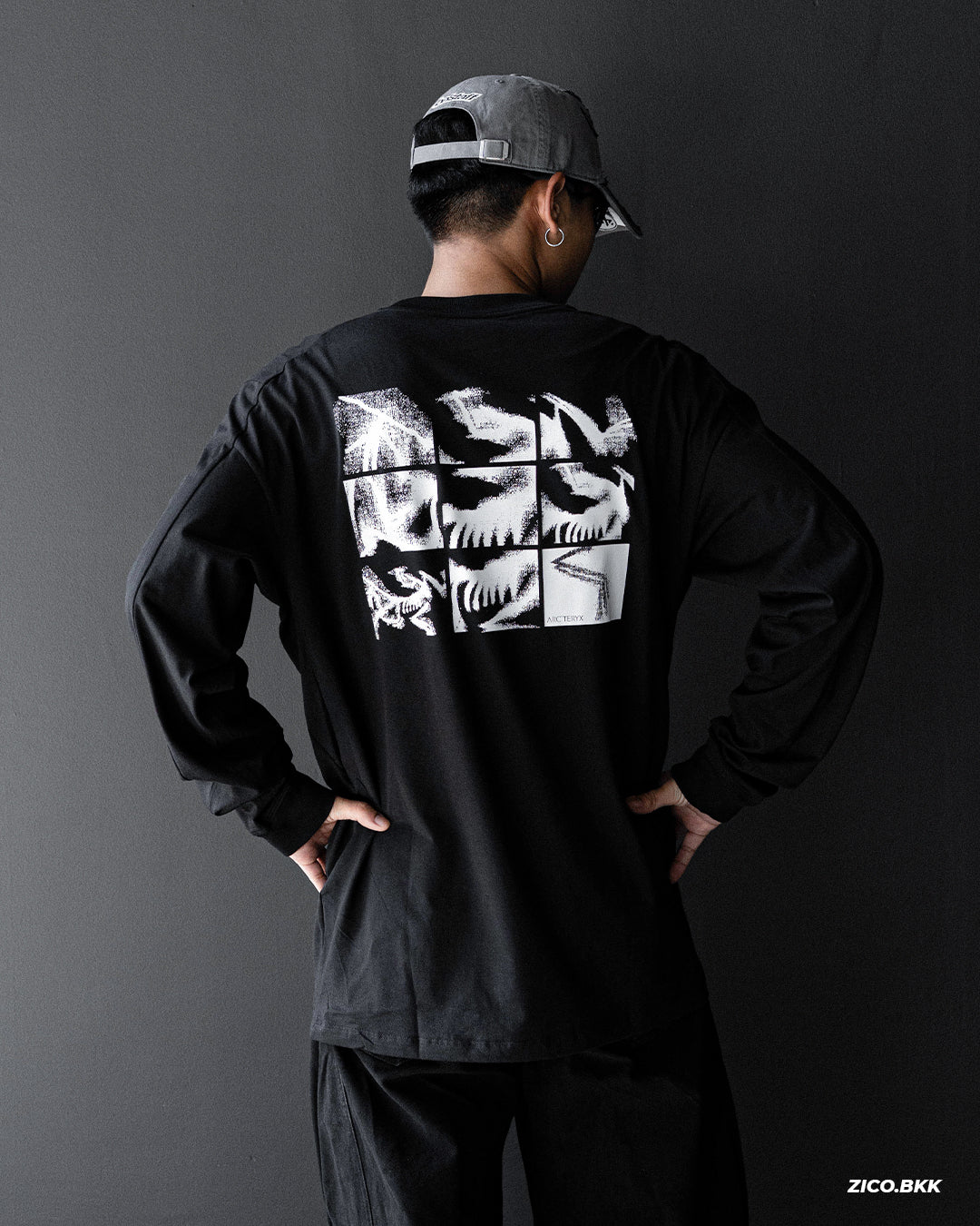 Arc'teryx Kragg SL Cotton Bird Tile Shirt LS
