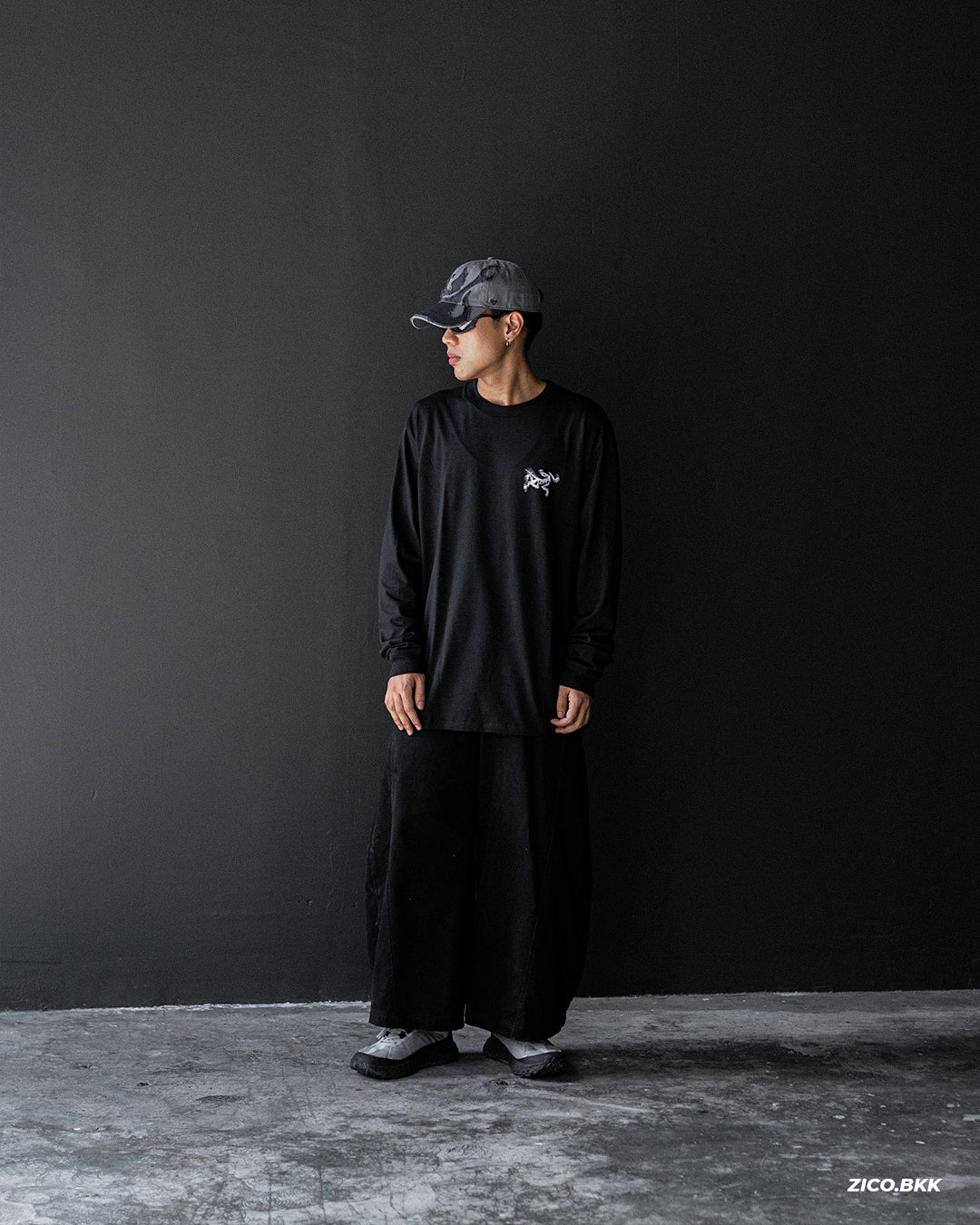 Arc'teryx Kragg SL Cotton Bird Tile Shirt LS