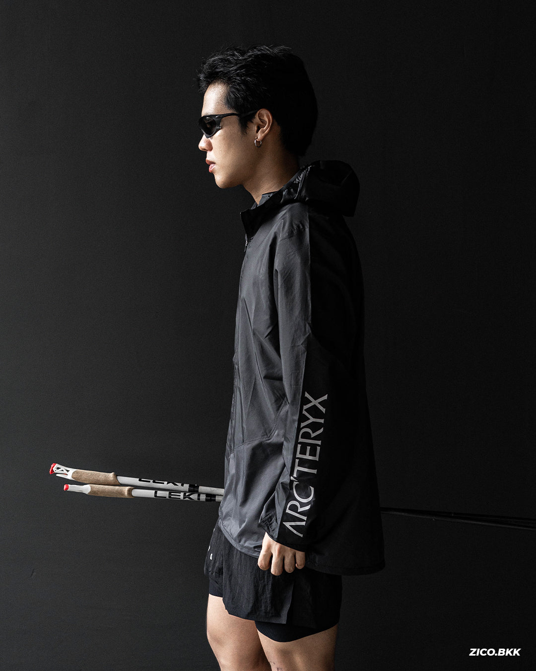 Arc'teryx Norvan Windshell Hoody Men's - Black/Graphite