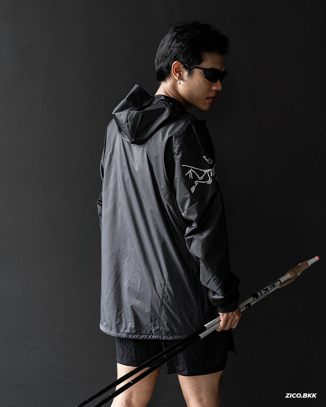 Arc'teryx Norvan Windshell Hoody Men's - Black/Graphite